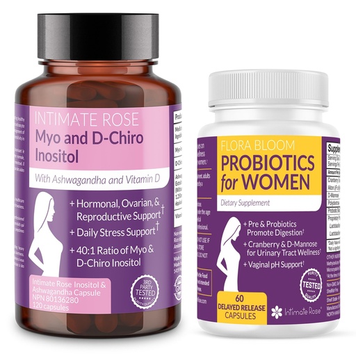 [BRSWYEIFO4PQIFLV] Save 10% on Women's Wellness Bundle – Myo-Inositol & D-Chiro Inositol + Complete Vaginal Probiotics for Hormonal Balance, Gut, and Vaginal Health