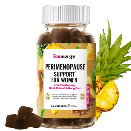 [BRSREBQTDFYGC3L2] Perimenopause Support Gummies for Women - Menopause Relief Estrogen & Hormone Balance Supplement with Black Cohosh Chasteberry Vitamins D3 B6 for Hot Flashes Night Sweats & Mood Swings