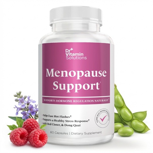 [BRSRGAL6CINW2YDZ] Menopause & Perimenopause Supplement for Women – Helps Ease Hot Flashes, Night Sweats & Mood Swings – Soy Isoflavones, Black Cohosh, Dong Quai, Red Clover, Sage & Vitex Herbal Complex, 60 Capsules