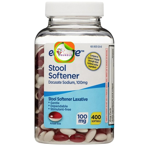 [BRSRAELROQIRYFDD] Gentle Stool Softener Capsules, 100mg, 400 Count for Consistent Bowel Aid - Equate + Create Sticker