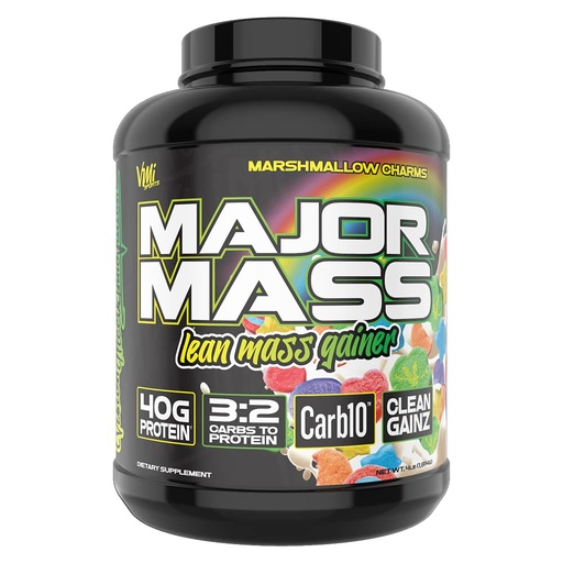 [BRSWG2T4PMCQGC3F] VMI Sports | Major Mass Lean Mass Gainer | Mass Gainer Protein Powder for Muscle Gain | Weight Gainer Protein Powder for Men | Weight Gainer for Women (Marshmallow Charms, 4 Pounds)