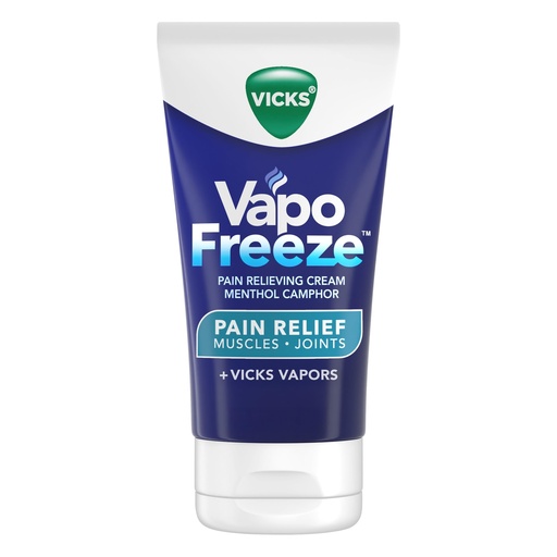 [BRSRAH37BEBWG3LZ] Vicks VapoFreeze Topical Pain Cream 3.0oz, Maximum Strength Menthol+ for Muscle Pain Relief, Joint Pain Relief, Knee Pain Relief, Back Pain Relief, Cream for Pain Relief, Topical Pain Relief