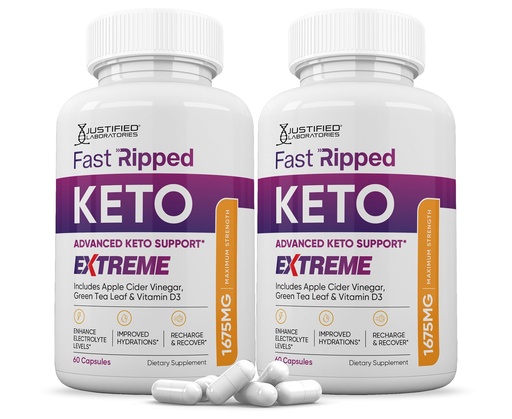 [BRSRAYL4DN7B4HTJ] (2 Pack) Fast Ripped Keto ACV Extreme Pills 1675MG Keto Support Blend Capsule Alternative to Keto ACV Formulated with Apple Cider Vinegar Extra Virgin Olive Oil Powder Green Tea Leaf 120 Capsules