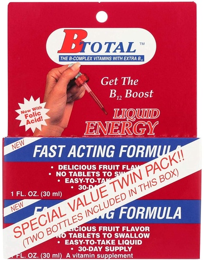 [BRSWIFATBUFGOCDK] Sublingual Products B-Total Twin Pack - 2 fl oz