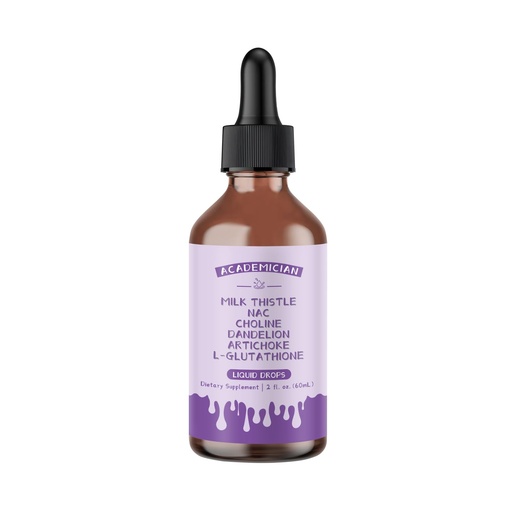 [BRSREA34OUIQG3I7] Milk Thistle Liquid with Dandelion Root Tincture Glutathione Drops Choline NAC Artichoke Extract Supplement - 60ml