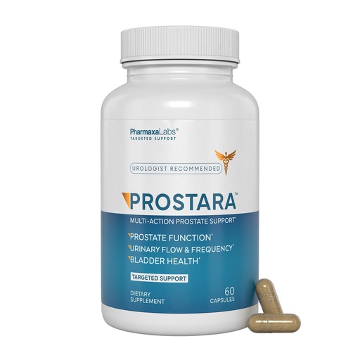[BRSRACD3DMIW2DLG] Multi-Action Prostate Supplement - Supports Urinary Flow and Bladder Comfort - Boosts Vitality and Wellness - Saw Palmetto, Pumpkin Seed, Pomegranate & Beta Sitosterol - 60 Capsules