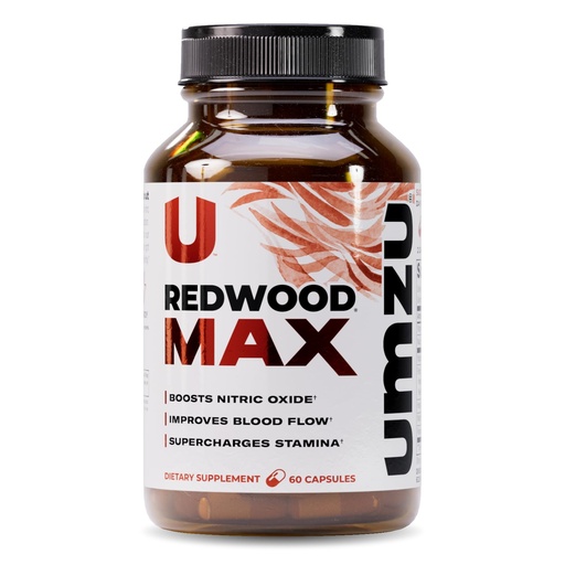 [BRSREYYLOZ7G2CDF] UMZU Redwood Max Nitric Oxide Booster, 1-Month Supply – Advanced Nitric Oxide Supplement with Fitnox Blend, Pine Bark, Resveratrol & Tart Cherry – Promotes Healthy Circulation, Energy and Recovery