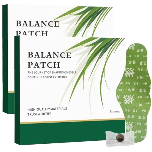 [BRSRGAL6B4FGECQ3] Hanpo Japanese Herbal Balance Patch, Plant-Based Ingredients, Comfortable Adhesive Design, Easy Topical Use, 2 Boxes, 10 Patches (2)