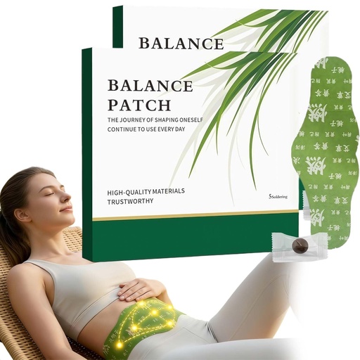 [BRSRGBIZCR7GGAD3] Japanese Herbal Balance Patch,Comfort Design Gentle Formula Patch Plant Based Ingredients Comfortable Adhesive Easy Topical Use (2PCS)