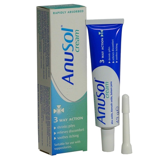 [BRSWIYLRBMNQOGDO] Anusol 43g SOY Cream - Whole Body Skin Moisturizer for All Skin Types, Damage Control & Pore Treatment, 1.51 oz