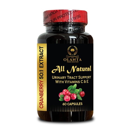 [BRSRE2QDAEMAGEL7] Cranberry Extract Concentrated Capsules - Gentle & Effective Support for Urinary Tract & Bladder Comfort, Promotes Natural Wellness & Provides The Fruit-Derived Benefits for Long-Term Well-Being