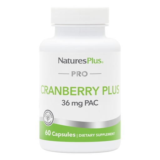 [BRSRAFIFDMIRYA3H] NaturesPlus PRO Cranberry Plus - 60 Capsules - Non-GMO, Gluten Free - 60 Servings