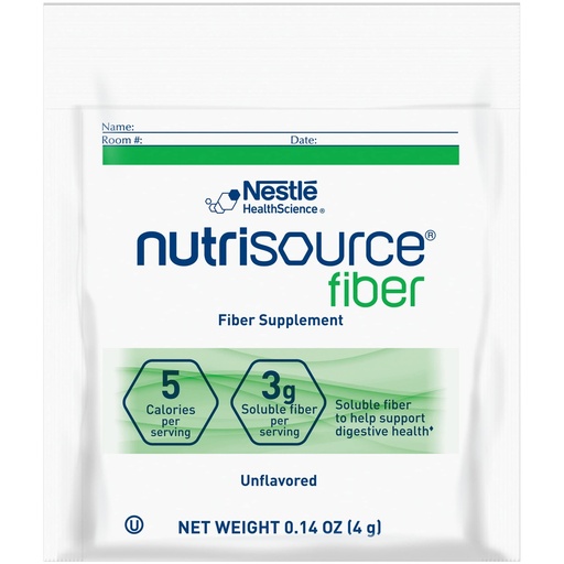 [BRSWGBIPBMJRAFL2] Nestle Nutrisource Fiber Fiber Supplement Unflavored 4 Gram Packet 75 Ct