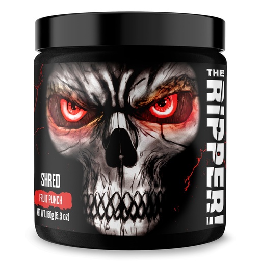 [BRSWGCYTAQIW22DF] JNX SPORTS The Ripper! Fat Burner Pre Workout for Men & Women – Thermogenic Fat Burning Powder & Appetite Suppressant, Boost Energy & Endurance – Fruit Punch, 30 Servings