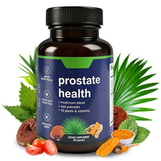 [BRSRGBQHC56WMFI4] Saw Palmetto for Men Prostate Health Supplement, Pharmaceutical Grade - Pumpkin Seed Oil - Nettle Supports Urinary Function & Hair Loss Prevention (60 Count (Pack of 1))