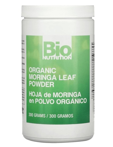 [BRSWIHIDBUIRYELO] Bio Nutrition Organic Moringa Leaf Powder, 300 Grams