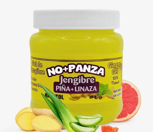 [BRSRGHYZBMPBOALU] Gel De Jengibre + Batimol, pina, Canela & linaza (Ginger Gel+ batimol) 250g, 100% Natural, Chupa Hidratante | Panza Yellow Slimming Cream Fat Burning for Belly Tightening