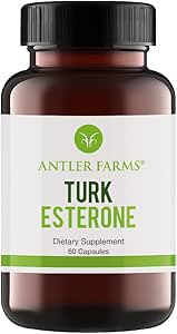 [BRSROGAECIAR4ADX] Antler Farms - 100% Pure Turkesterone, 60 Capsules, 500mg – Ajuga Turkestanica Extract Std. to 10% Turkesterone, Men’s Health Support Powerful Antioxidant Supplement