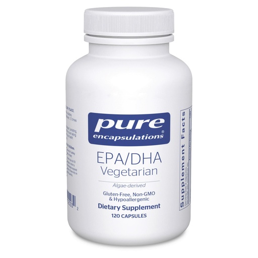 [BRSRMBAKOINB6FY3] Pure Encapsulations EPA/DHA Vegetarian | Algae-Derived EPA and DHA to Support Cardiovascular Health and Daily Wellness | 120 Capsules*