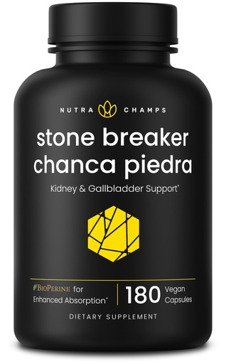 [BRSREEALCN7GOHTJ] NutraChamps Chanca Piedra Stone Breaker – Kidney & Gallbladder Support Supplement – Urinary Tract & Calcium Oxalate Balance Support with Nettle Leaf & BioPerine