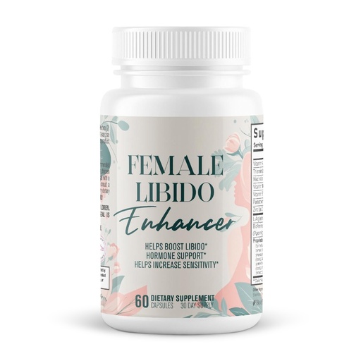 [BRSREEI3CQOWGD32] Female Libido Enhancer - Libido Booster for Women to Heighten Desire, Balance Hormones, Increase Sensitivity - 14 Ingredients for Women's Health - 3rd Party Tested Supplement - 60 Capsules