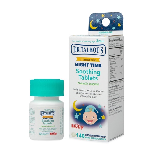 [BRSWGAT6OYIBQET5] Dr. Talbot's Night Time Chamomile Soothing Tablets, Naturally Inspired, Quick Dissolve, 140 Count