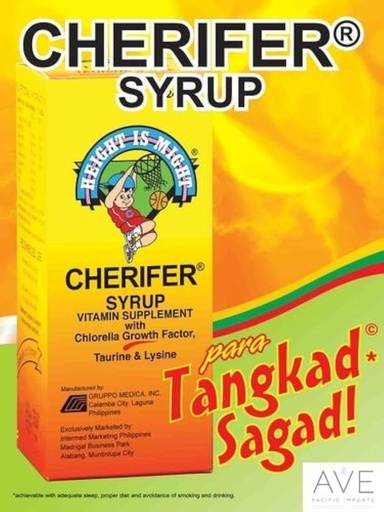 [BRSWIEIDBIFQM3D6] Cherifer Syrup with Chlorella Growth Factor, Taurin & Lysine