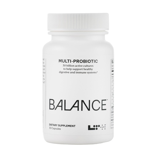 [BRSRAA3QBAJQA2A3] LTH Balance Multi Pro 30B Probiotic - Trusted by Life Time Members - 30 Billion CFUs - Dairy-Free & Shelf-Stable Supplement - Gut & Immune Support - 30 Capsules (30 Servings)