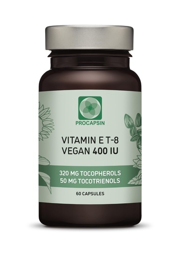 [BRSRMAI7OUCBQDT7] Vitamin E Capsules 400 IU | All 8 Forms — Alpha Tocopherol, Mixed Tocopherols & Tocotrienols | Vegan Supplement | PAH-Free | Skin & Immune Health | 60 Count