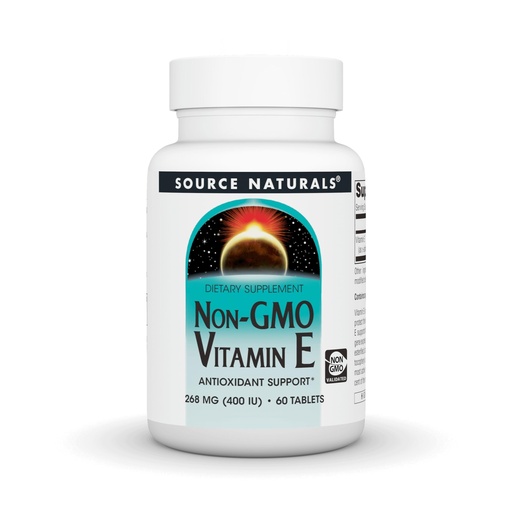 [BRSWICYPOF5B43TG] Source Naturals Non-GMO Vitamin E, Antioxidant Support*, 268 mg (400 IU) - 60 Tablets