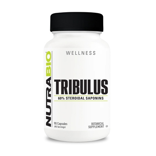 [BRSRMBALBN5G23A7] NutraBio Tribulus Terrestris Extract Supplement, 500mg - Tribulus Terrestris for Men and Women- Natural Vitality Booster, 90 Capsules