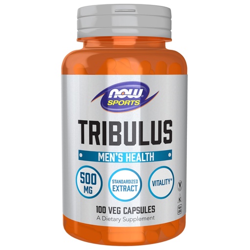 [BRSWIY35BZ4AG2LG] NOW Sports Nutrition, Tribulus (Tribulus terrestris) 500 mg, Enhanced Vitality*, 100 Veg Capsules