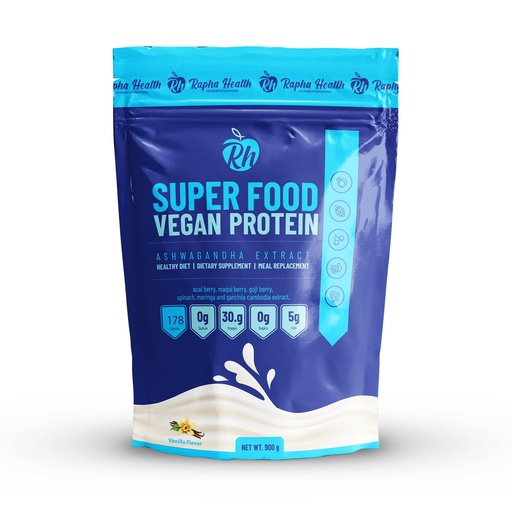 [BRSROAQCCMAWY3TU] Superfood Vegan Protein (Vanilla) | Plant-Based Protein with Superfoods & Probiotics | Muscle Recovery & Energy | 15 Servings