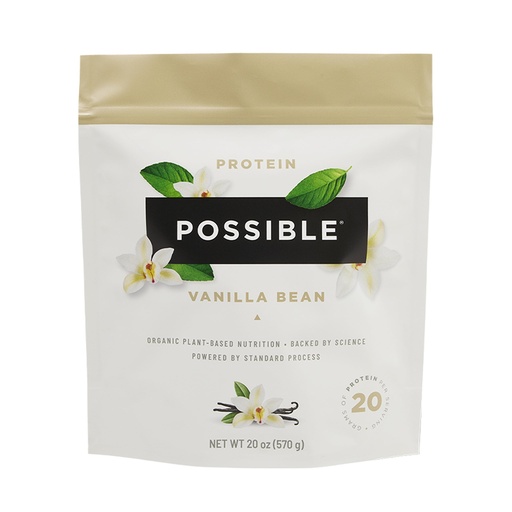 [BRSROZLRB4MAAYDV] Possible Protein Powder - Muscle Growth & Recovery Support - Plant-Based Protein - Essential Amino Acids & BCAAs - Vegan, Gluten-Free & USDA Organic - Vanilla, 1.25 Pound (Pack of 1)