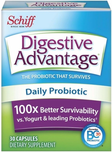 [BRSWI2YDBACBECI5] Digestive Advantage Daily Probiotic, 30 Capsules (Pack of 8)