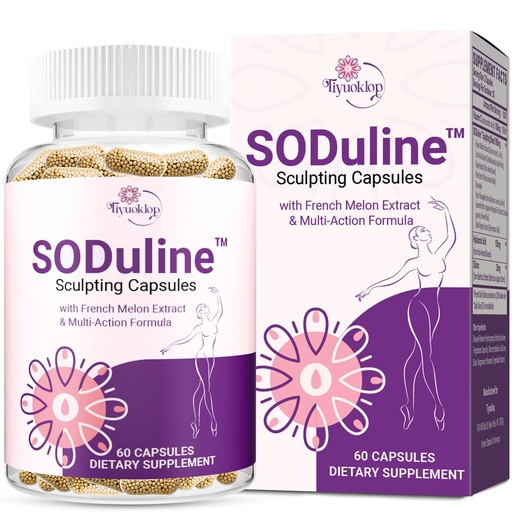 [BRSREBA2CMNQAD3Z] Anti Cellulite Supplement, SODuline™ Sculpting Capsules with French Melon SOD & Phyto Beadlets, Cellulite Reduces, Cellulite Remover for Legs, Skin Smoothing & Thighs, Collagen Supplements, 60 Caps