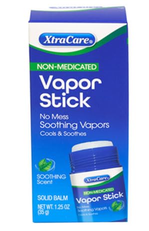 [BRSRAZACABYQ4GYY] Xtra Care Cough Suppressant Non-Medicated Vapor Stick, Solid Balm 1.25oz Soothing Vapors (Pack of 1)
