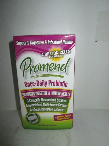 [BRSWIZL5DEJREH3C] Promend Once-Daily Probiotic Dietary Supplement Capsules 30 ea (Pack of 4)