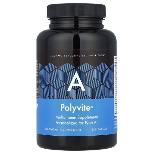 [BRSWIZQFO4IBQYA7] D'Adamo Personalized Nutrition Polyvite A, 120 Count