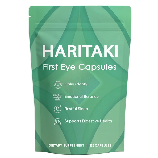 [BRSRGBQYO4DRQDTB] Haritaki First Eye Capsules Organic – Digestive & Daily Wellness Support with Terminalia Chebula Fruit Extract, Clean Label Daily, Non GMO, Vegan 120 Capsules (1)