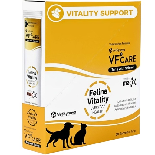 [BRSRAAQYBEFQAC3G] Feline Vitality Cat Supplement – Lickable Paste for Cat Immune Support & Cat Skin Allergy Relief – Daily Multi-Vitamin with Omega 3, Biotin, Prebiotics, Mac, Taurine – 30 Sachets