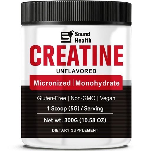 [BRSREAATC4HBECI6] Creatine Monohydrate Powder 5000mg Pure Creatine Powder Monohydrate Micronized 300g (60 Servings) Unflavored Nutritional Supplements for Women & Men Sugar-Free,Vegan, Non-GMO with Scoop