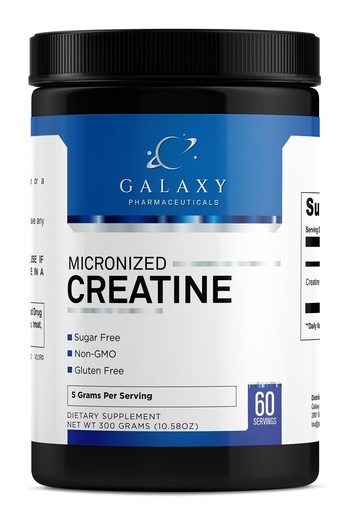 [BRSRGBAYAAMQ433B] Micronized Creatine Monohydrate Powder, 5g per Serving, 60 Servings, Sugar Free, Non-GMO, Gluten Free