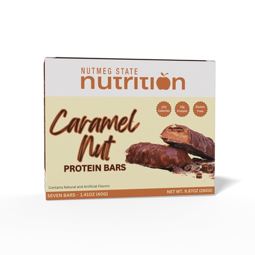 [BRSW2AILBUMWMA3K] FITWISE - High Protein Layer Bars, 15g Protein, Low Calorie, Low Fat, Low Cholesterol, Aspartame Free, Vegetarian Breakfast Snack Bar, 7 Servings Per Box (Caramel Nut)