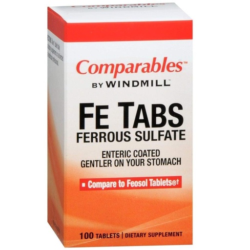 [BRSWIHAMOBYQ4YDE] Comparables By Windmill Fe Tabs Ferrous Sulfate Tablets 100 Tablets (Pack of 3)