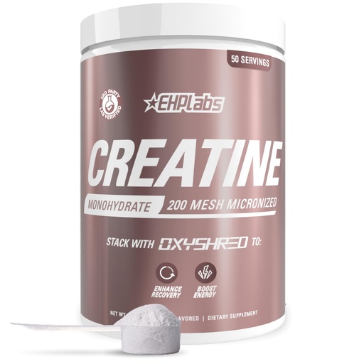 [BRSRGZQCDECR62TU] EHP Labs CREA-8 Creatine Monohydrate Powder - Unflavored Creatine Powder for Muscle Growth, Increased Strength, Enhanced Energy Output and Improved Performance - 50 Servings (250g)
