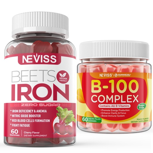[BRSRAAY5BAPAKAIY] Sugar Free Iron Gummies+Vitamin B100 Complex