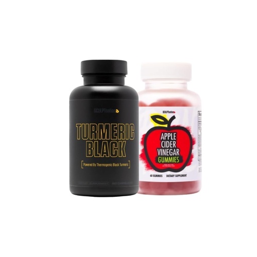 [BRSROCT7CF4GA335] Sculpt Nation by V Shred Powerful Turmeric Supplement and Apple Cider Vinegar Gummies Bundle