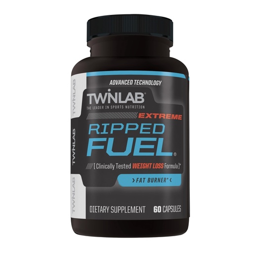 [BRSWIYT3BYNAOHDK] Twinlab Ripped Fuel Extreme - Energy Supplement to Support Weight Management & Muscle Health - 60 Capsules