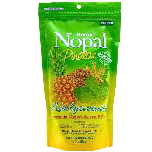 [BRSWY2QZOUCQMCTK] Nopal PINALAX 100% Natural High Fiber Blend 1lb (454g) - Naturally Aids in Cleansing the Colon, Improved Digestion and Increased Energy